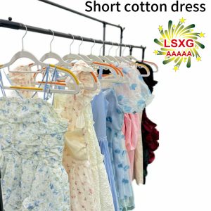 棉连衣裙短A
